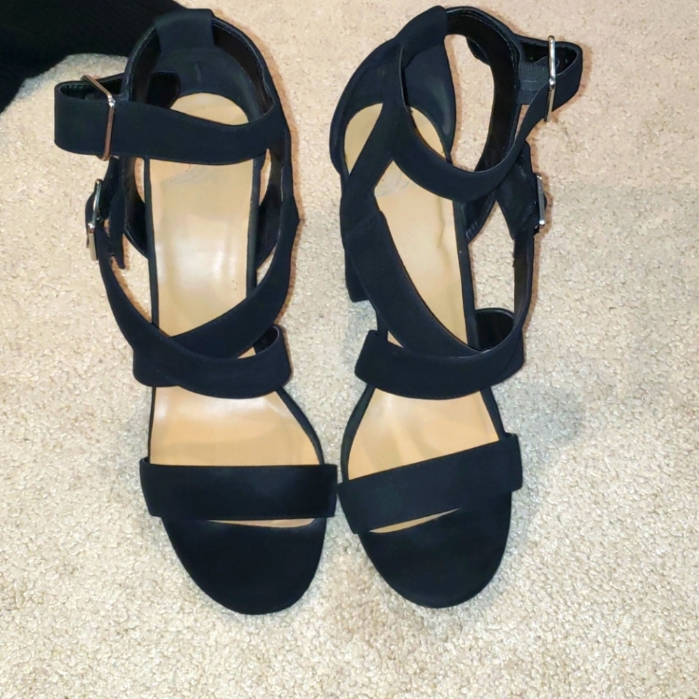 Black heels Size 10